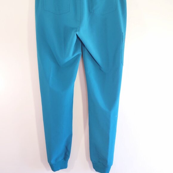 FIGS Zamora Jogger Scrub Pants Teal Color Cargo Pockets Women's Medium-Tall - Picture 5 of 9